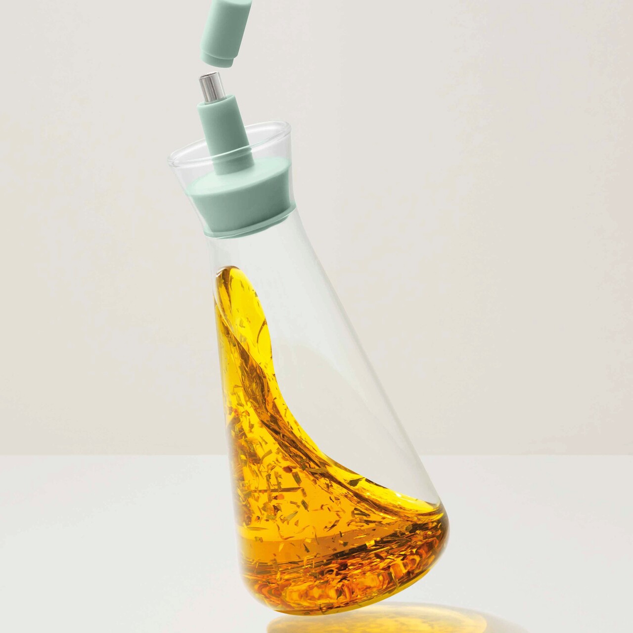 Oliviera BergHOFF, Leo Line, 540 ml, sticla termorezistenta, verde - imagine 7